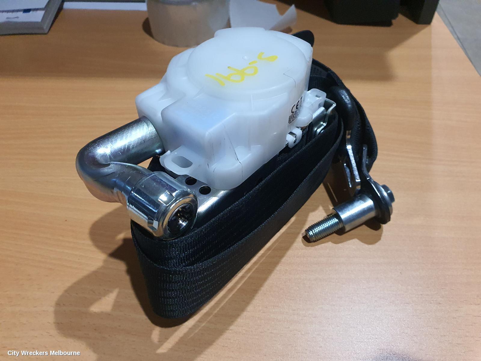 TOYOTA TARAGO SEATBELT/STALK, RH FRONT, SEAT BELT ONLY, BLACK, NON ELEC MOTOR ADJUSTMENT TYPE, ACR50R/GSR50R, 04/2012 - 06/2020