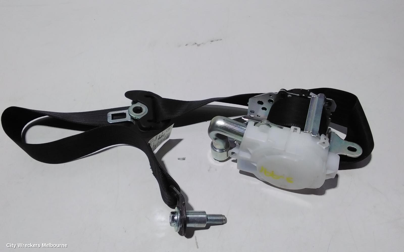TOYOTA TARAGO SEATBELT/STALK, RH FRONT, SEAT BELT ONLY, BLACK, NON ELEC MOTOR ADJUSTMENT TYPE, ACR50R/GSR50R, 04/2012 - 06/2020