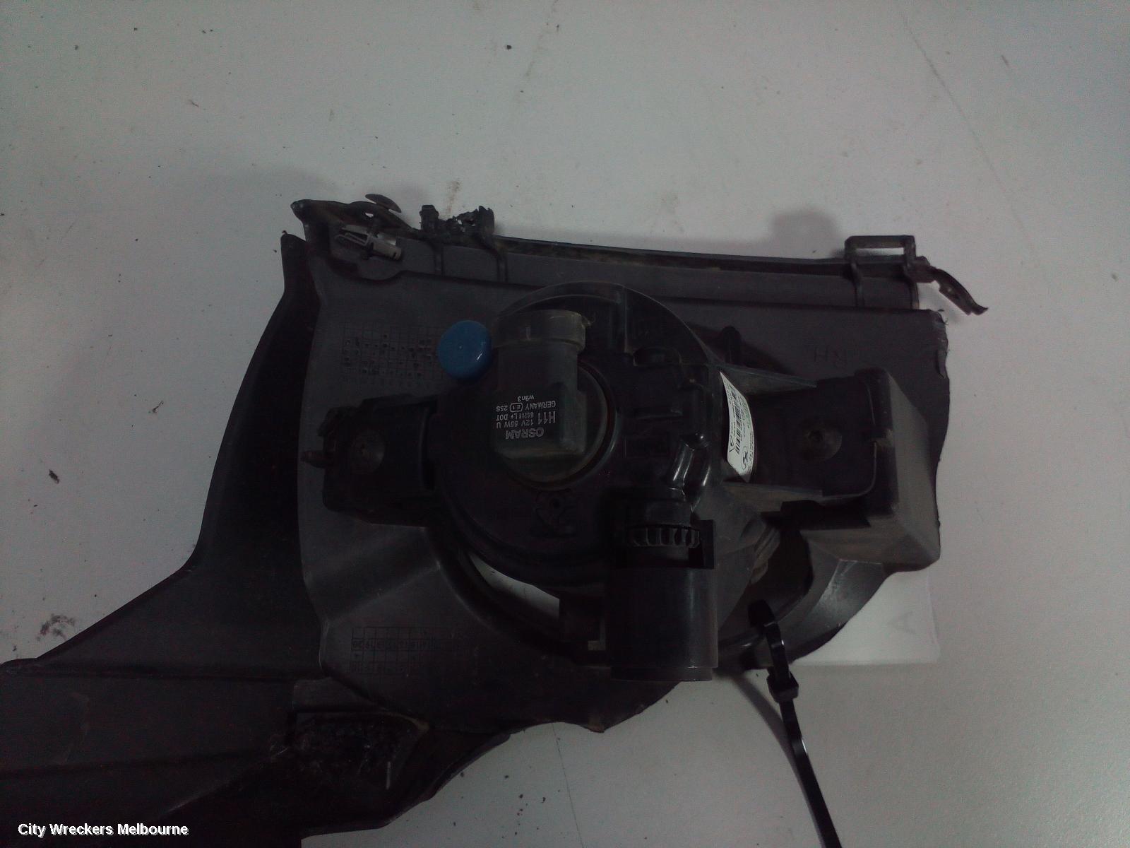 BMW X5 RIGHT INDICATOR/FOG/SIDE, BUMPER FOGLAMP, E70, NON ADAPTIVE LAMP TYPE, 03/2007 - 08/2013