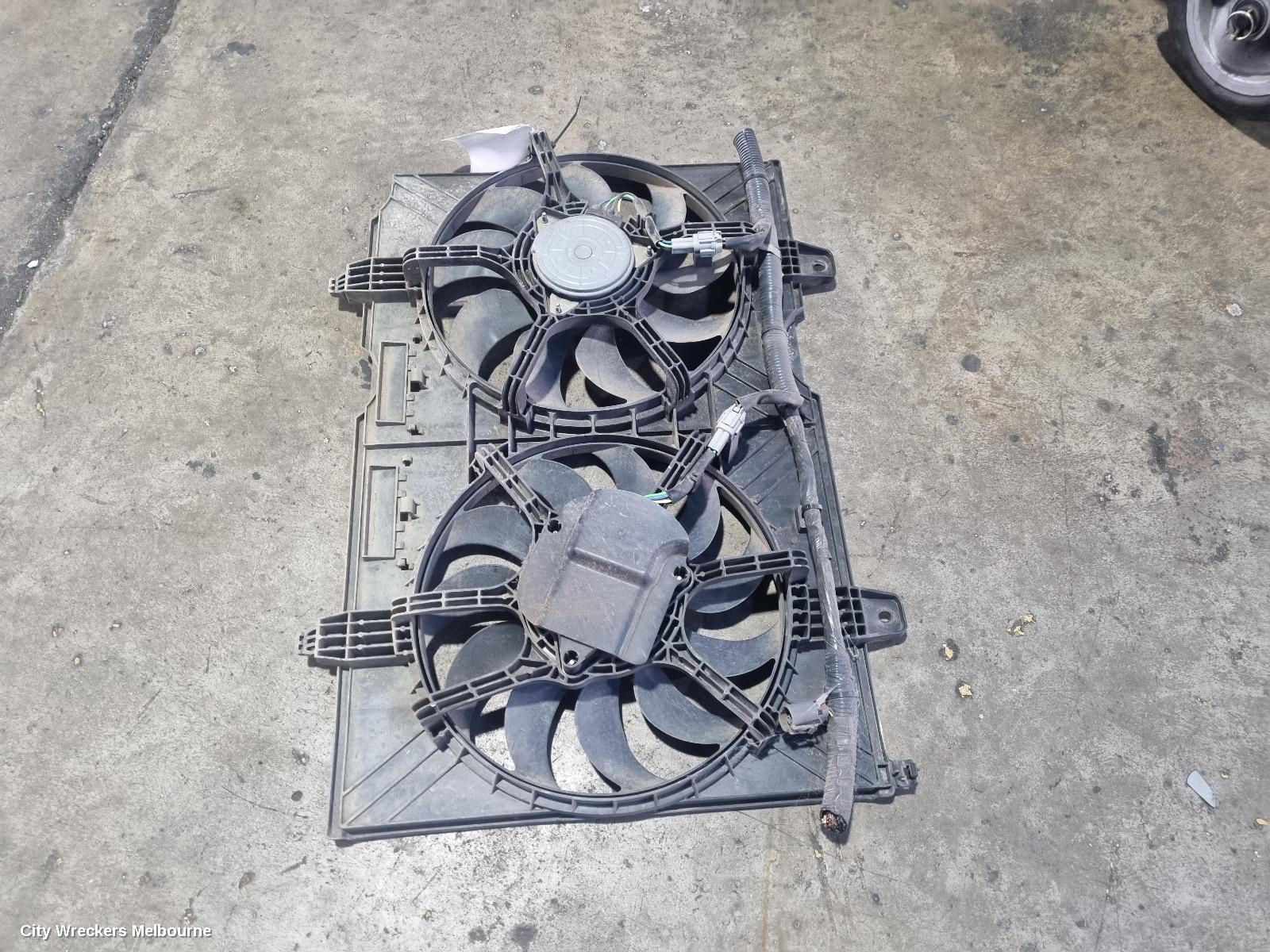 NISSAN XTRAIL FAN, DUAL FAN ASSY, T31, PETROL, 09/2007 - 06/2010
