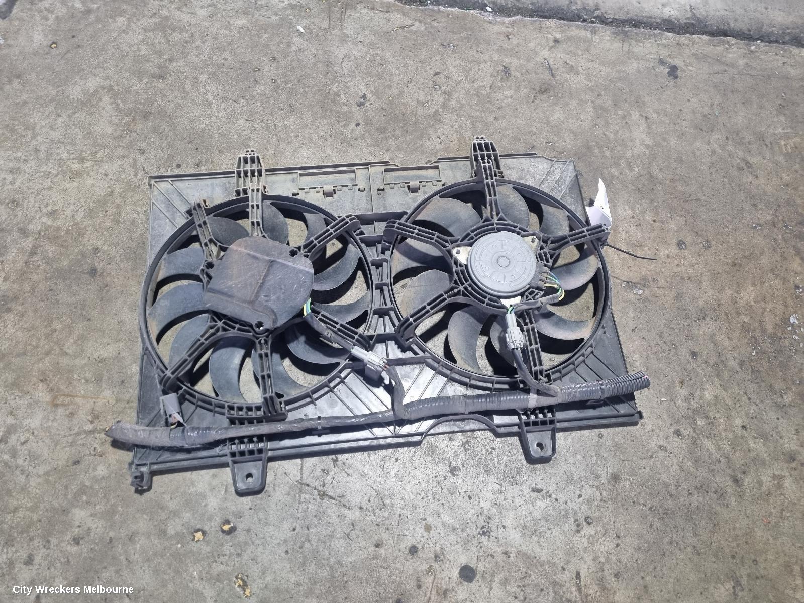 NISSAN XTRAIL FAN, DUAL FAN ASSY, T31, PETROL, 09/2007 - 06/2010