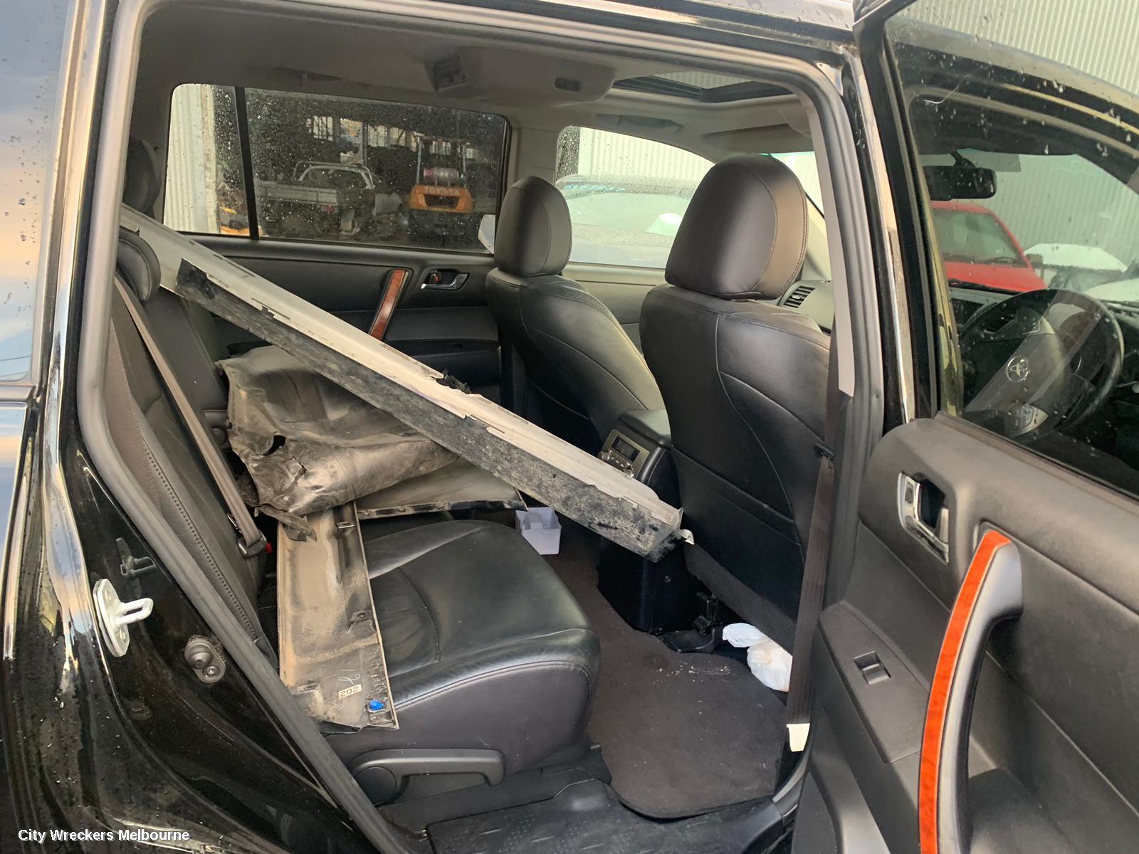 TOYOTA KLUGER SUNVISOR, GSU40-GSU45, LH SIDE, NON SIDE POCKET & EXTENSION TYPE, 05/2007 - 02/2014