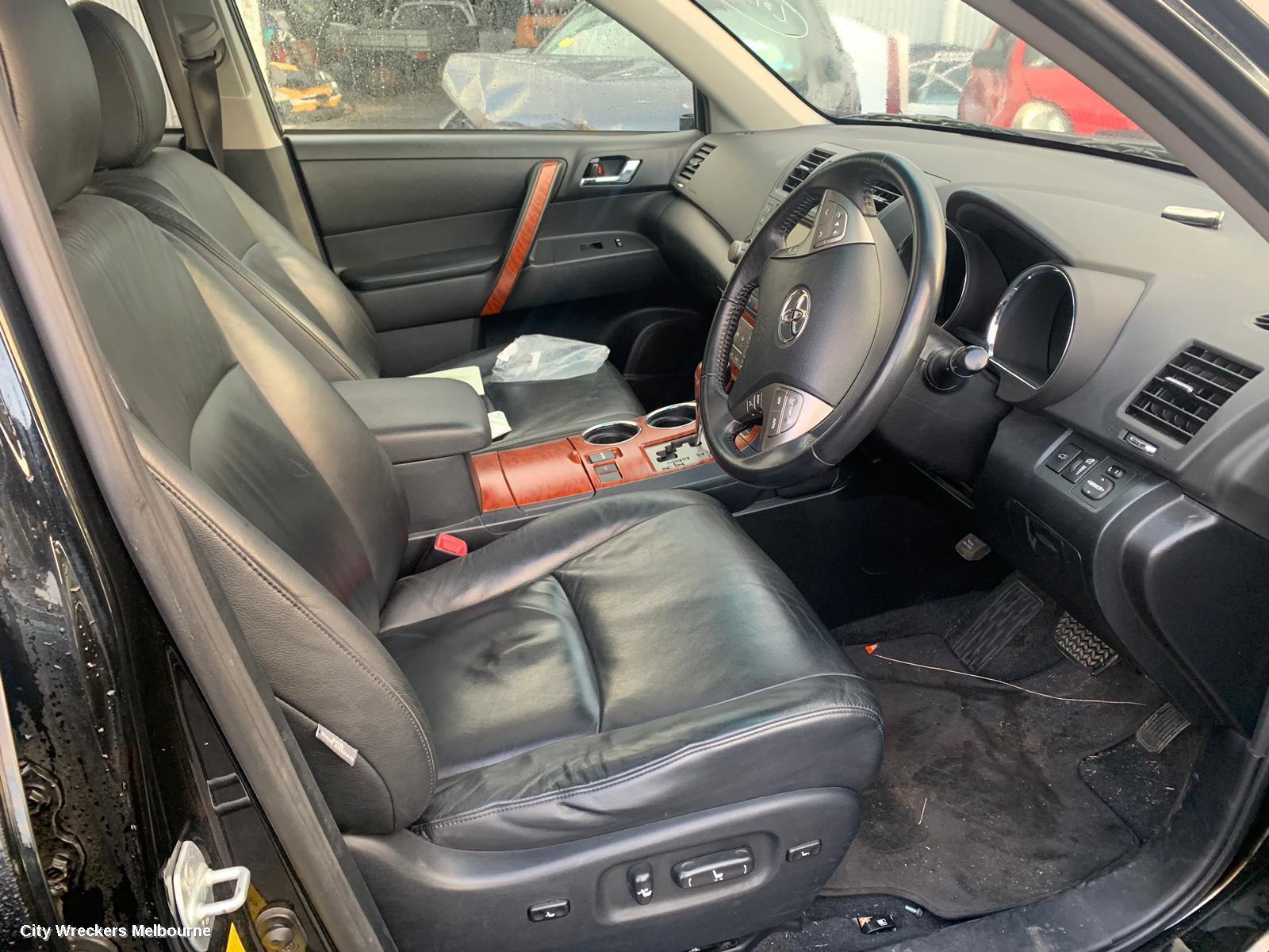 TOYOTA KLUGER SUNVISOR, GSU40-GSU45, LH SIDE, NON SIDE POCKET & EXTENSION TYPE, 05/2007 - 02/2014