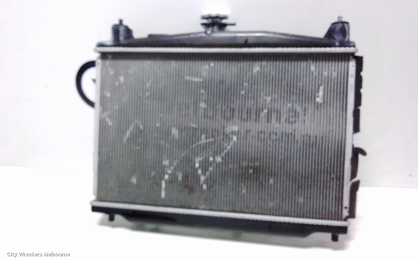 MAZDA 2 RADIATOR, MANUAL, 1.5, ZY, DE SERIES, 09/2007 - 09/2014