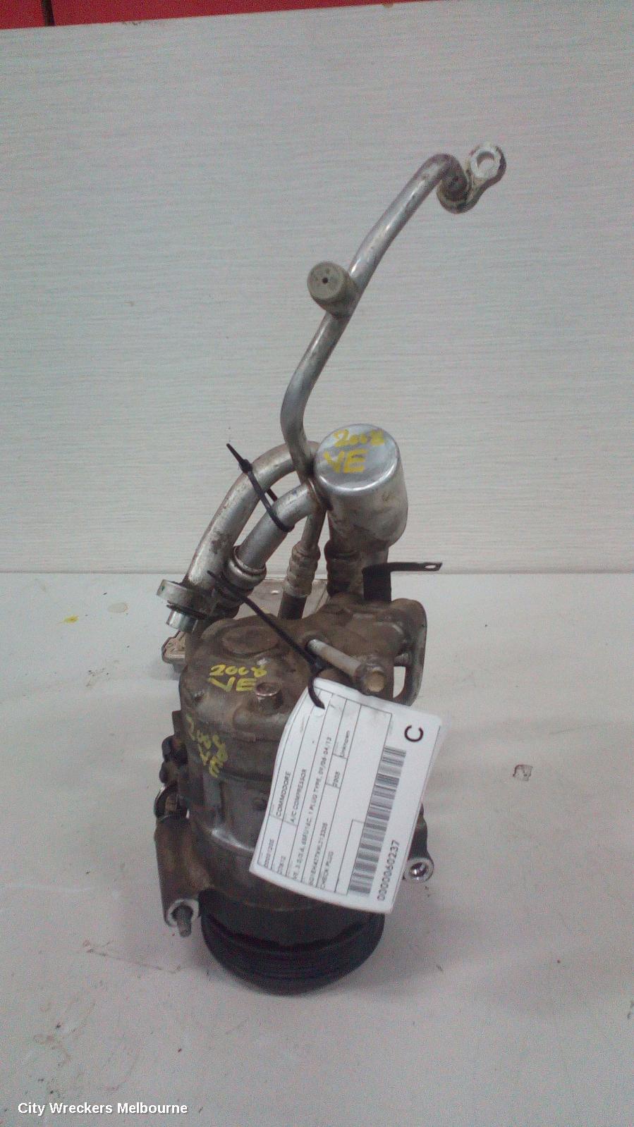 HOLDEN COMMODORE A/C COMPRESSOR, VE, 3.0/3.6, 6SEU16C, 1 PLUG TYPE, 09/2006 - 04/2013