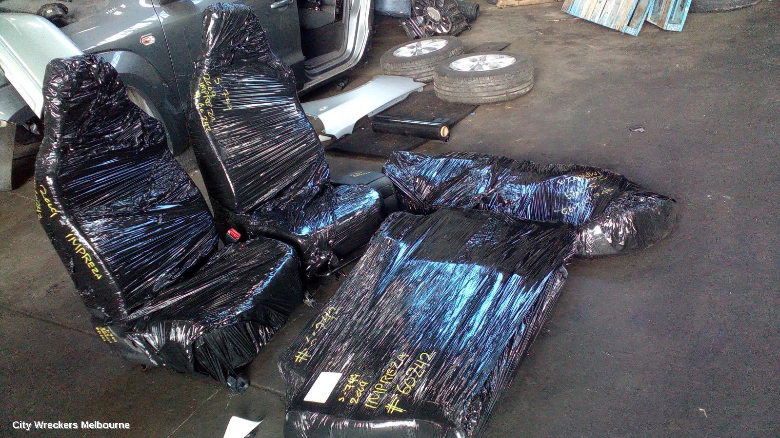 SUBARU IMPREZA COMPLETE INTERIOR, G3, SEDAN, LEATHER, 08/2008 - 11/2011