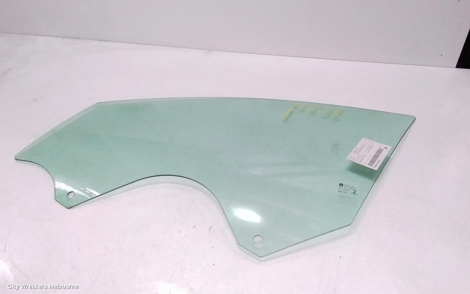 HOLDEN COMMODORE LEFT FRONT DOOR WINDOW, ZB, 10/2017 - 12/2020