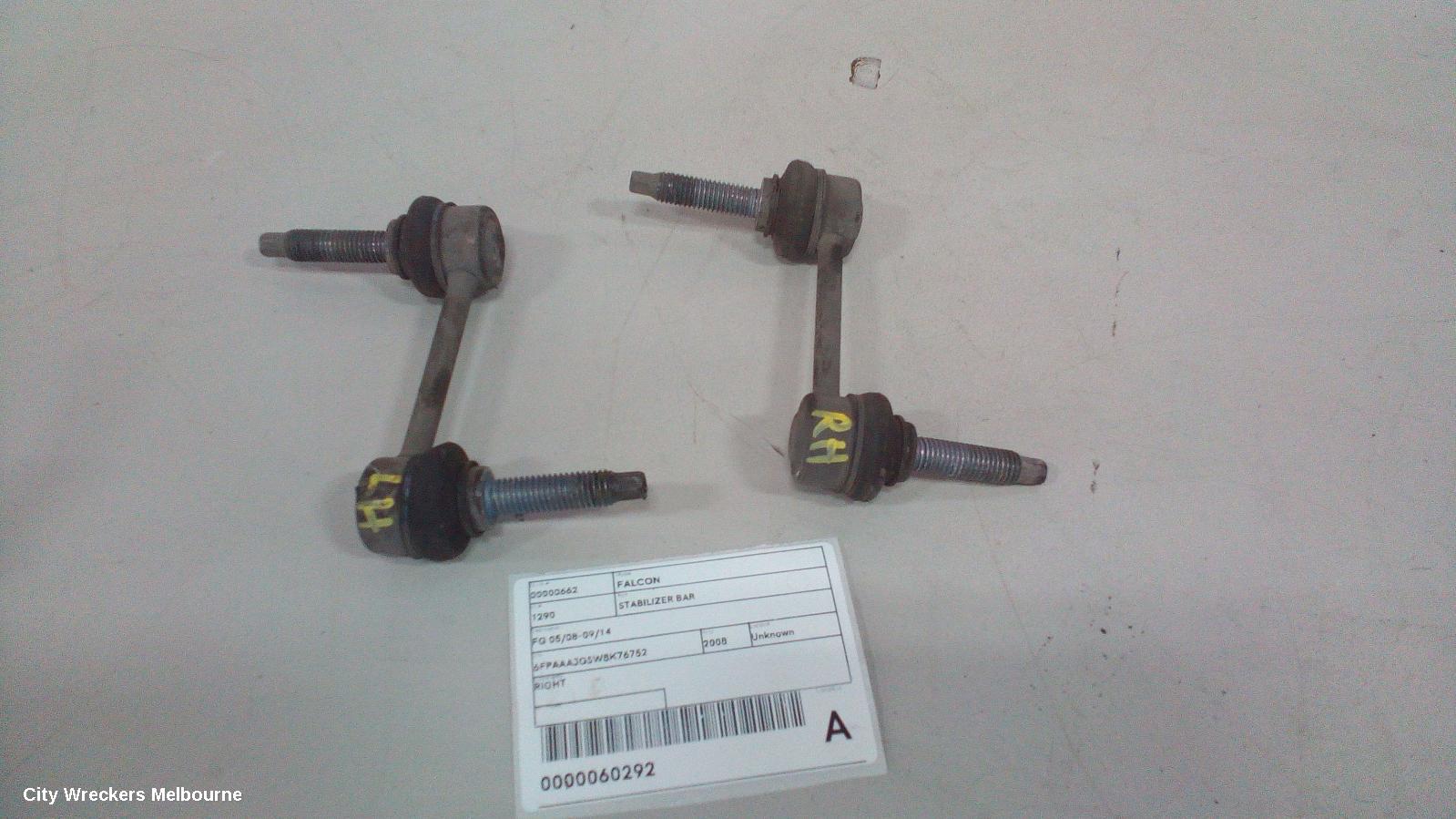 FORD FALCON STABILISER BAR, FG 05/2008 - 09/2014