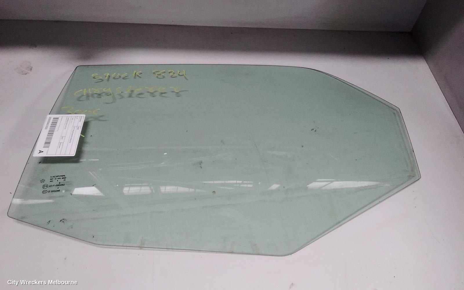 CHRYSLER 300C LEFT REAR DOOR WINDOW, 11/2005 - 12/2011