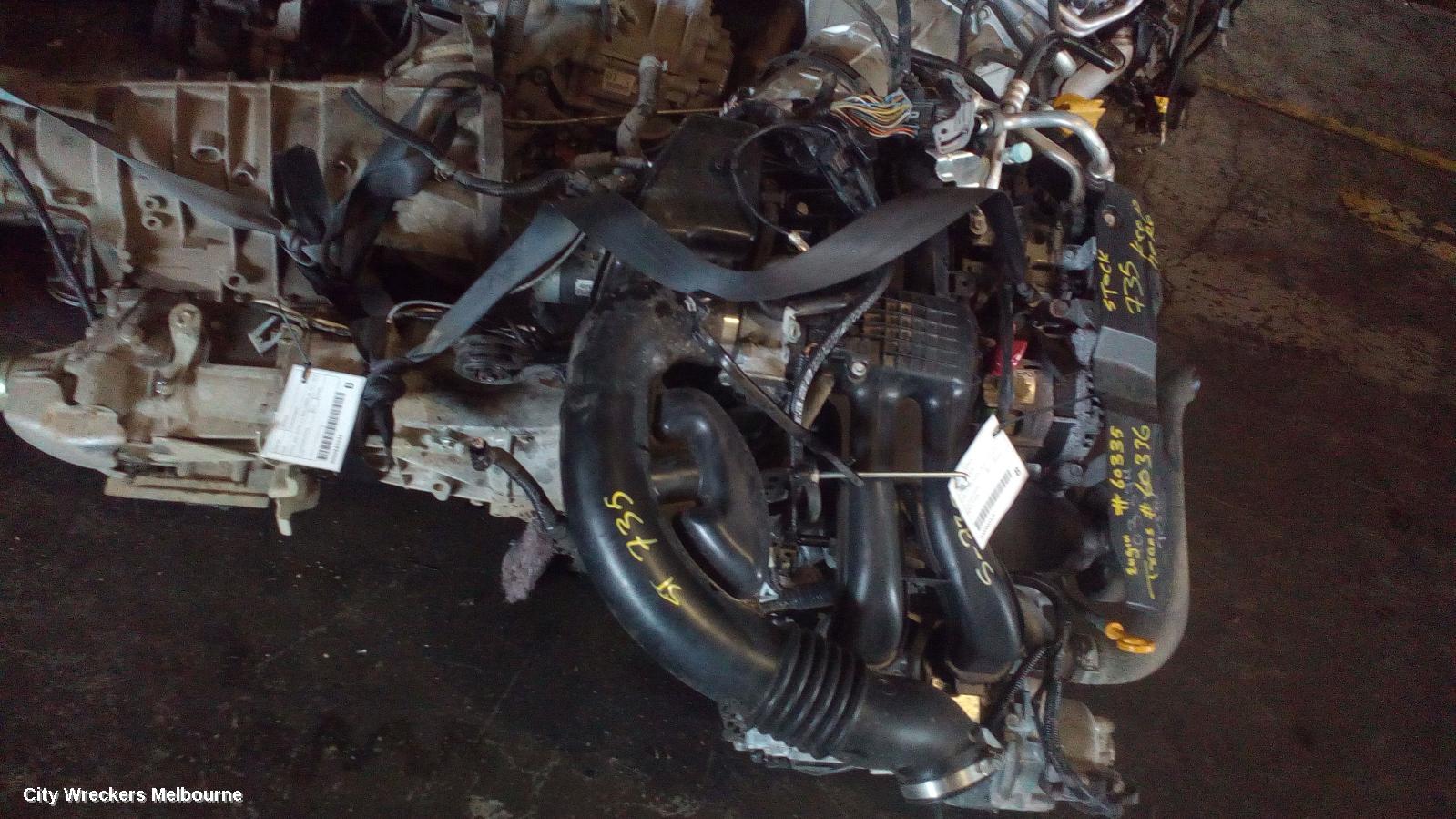 SUBARU IMPREZA ENGINE, PETROL, 2.0, FB20, MANUAL T/M, G4, 11/2014 - 10/2016