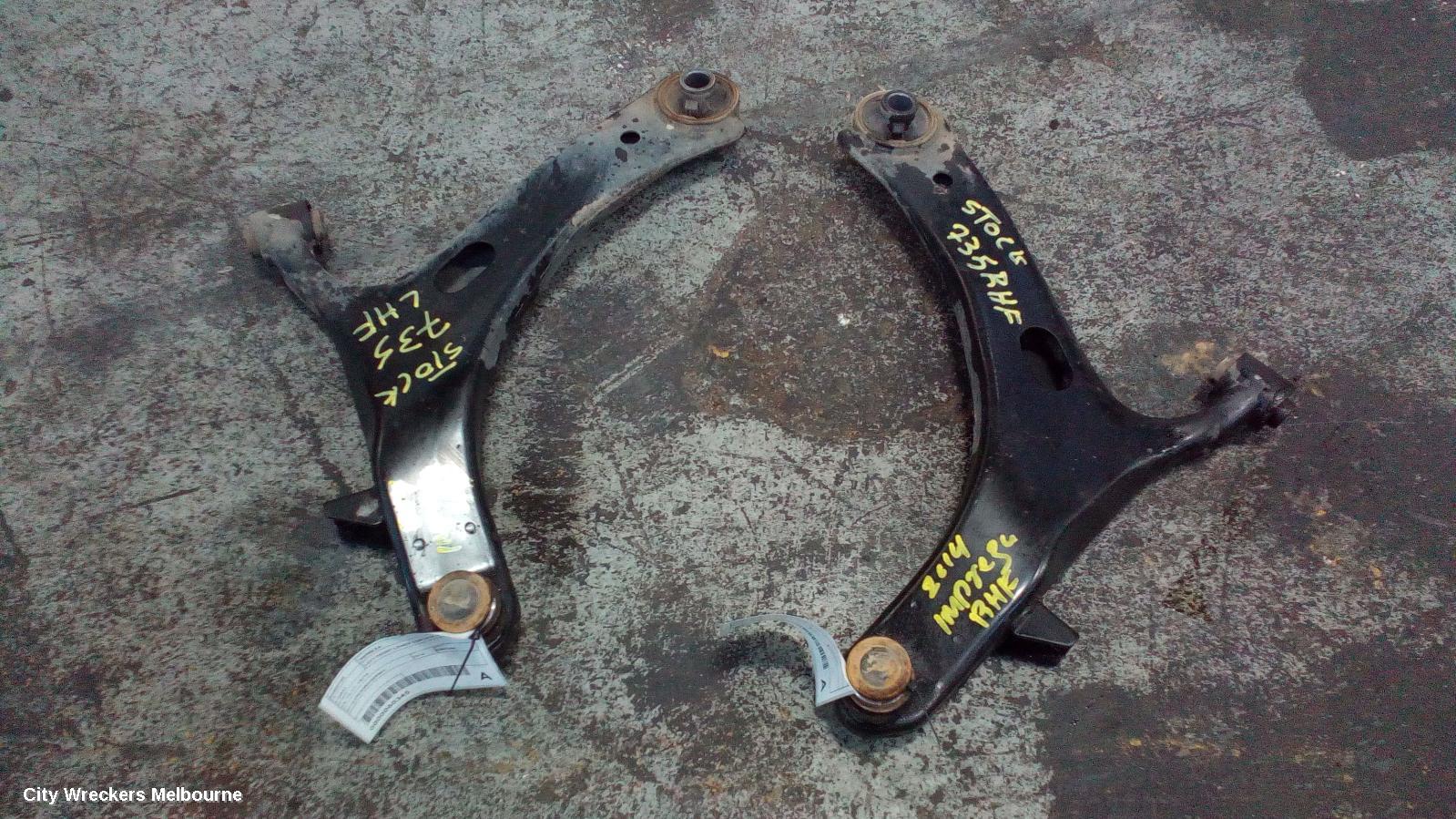 SUBARU IMPREZA RIGHT FRONT LOWER CONTROL ARM, G4, 12/2011 - 10/2016