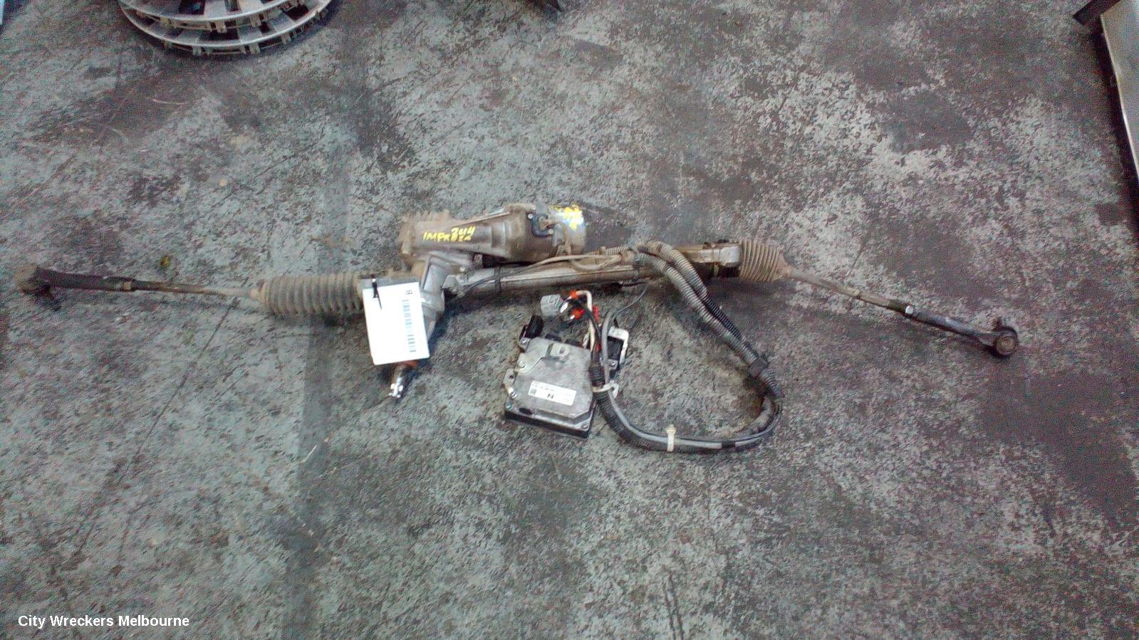 SUBARU IMPREZA STEERING BOX/RACK, G4, ELECTRIC, FJ140, 12/2011 - 10/2016