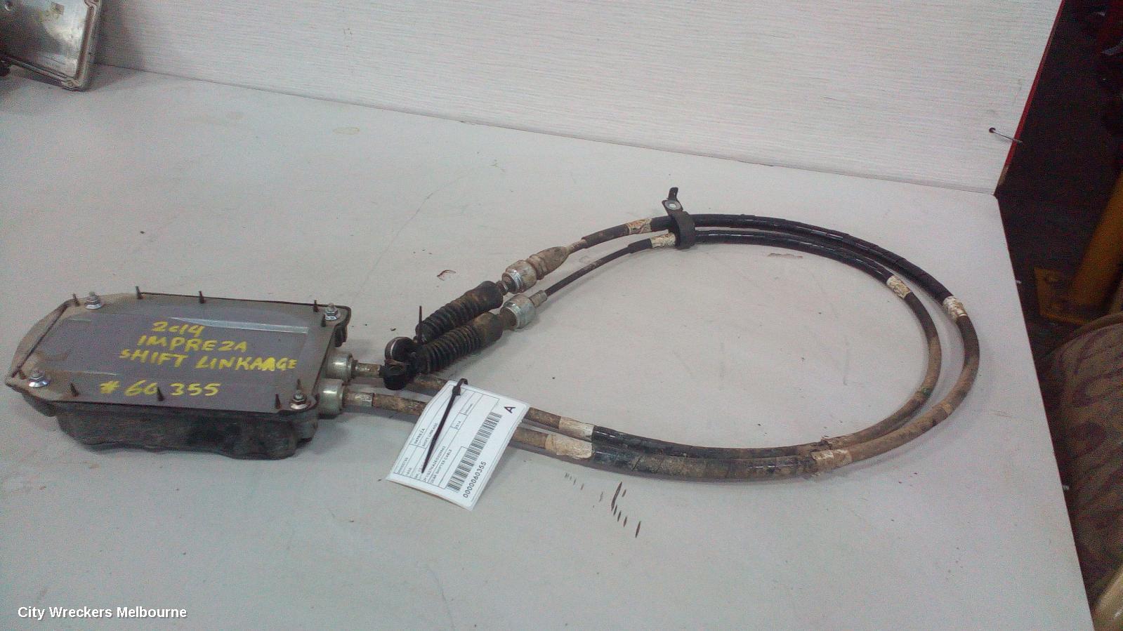 SUBARU IMPREZA GEAR LINKAGE, G4, 12/2011 - 10/2016