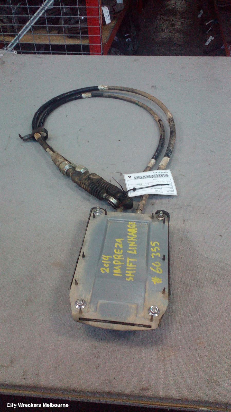 SUBARU IMPREZA GEAR LINKAGE, G4, 12/2011 - 10/2016