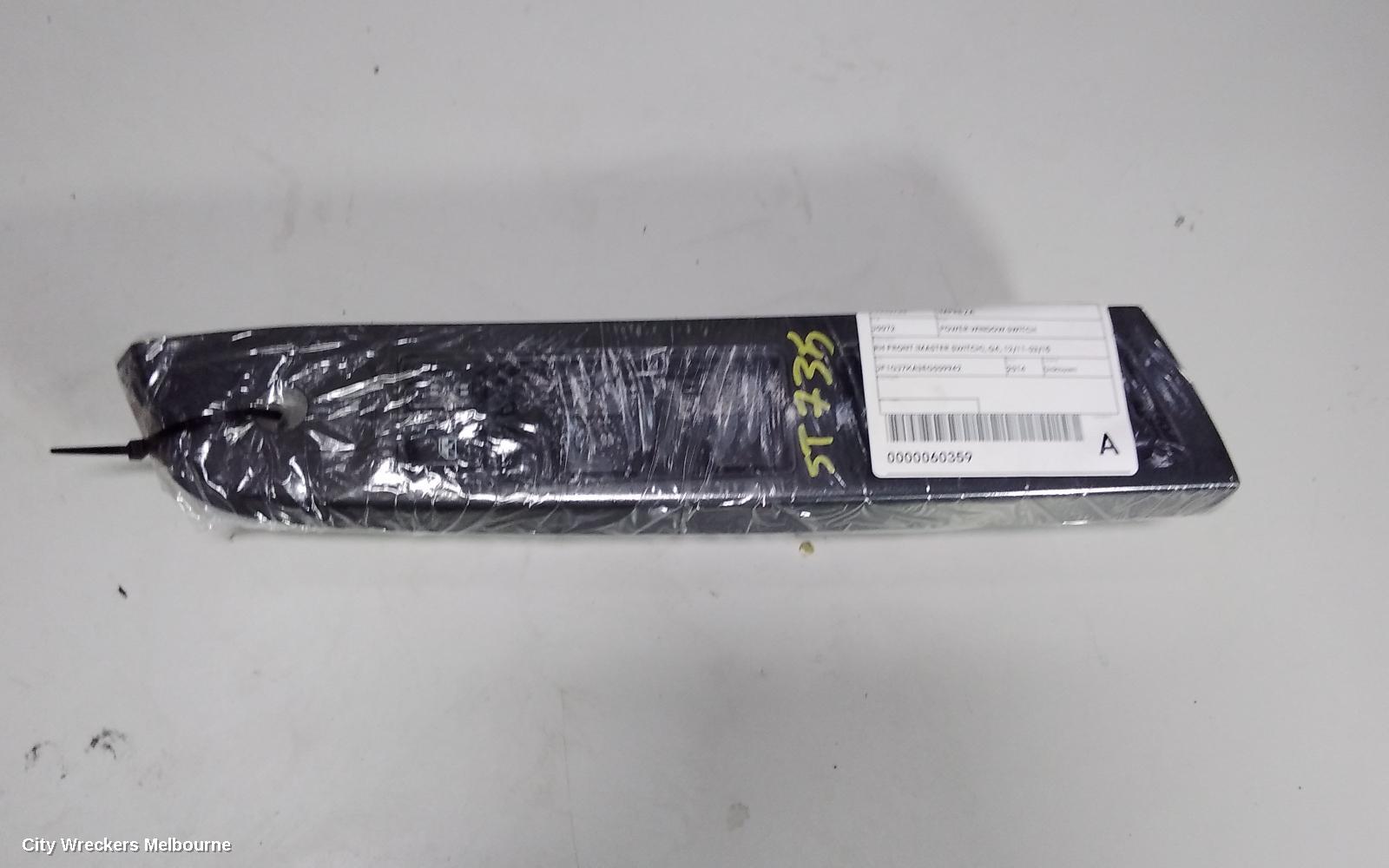 SUBARU IMPREZA PWR DR WIND SWITCH, RH FRONT (MASTER SWITCH), G4, 12/2011 - 03/2015