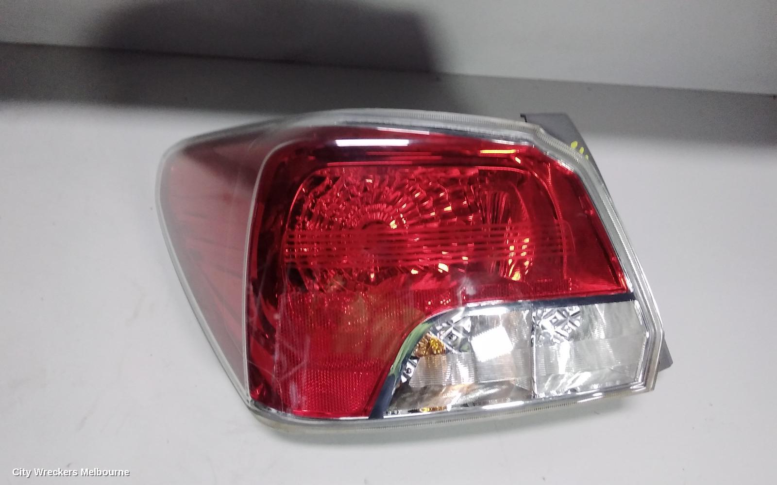 SUBARU IMPREZA LEFT TAILLIGHT, G4, SEDAN, IN BODY, 12/2011 - 10/2016