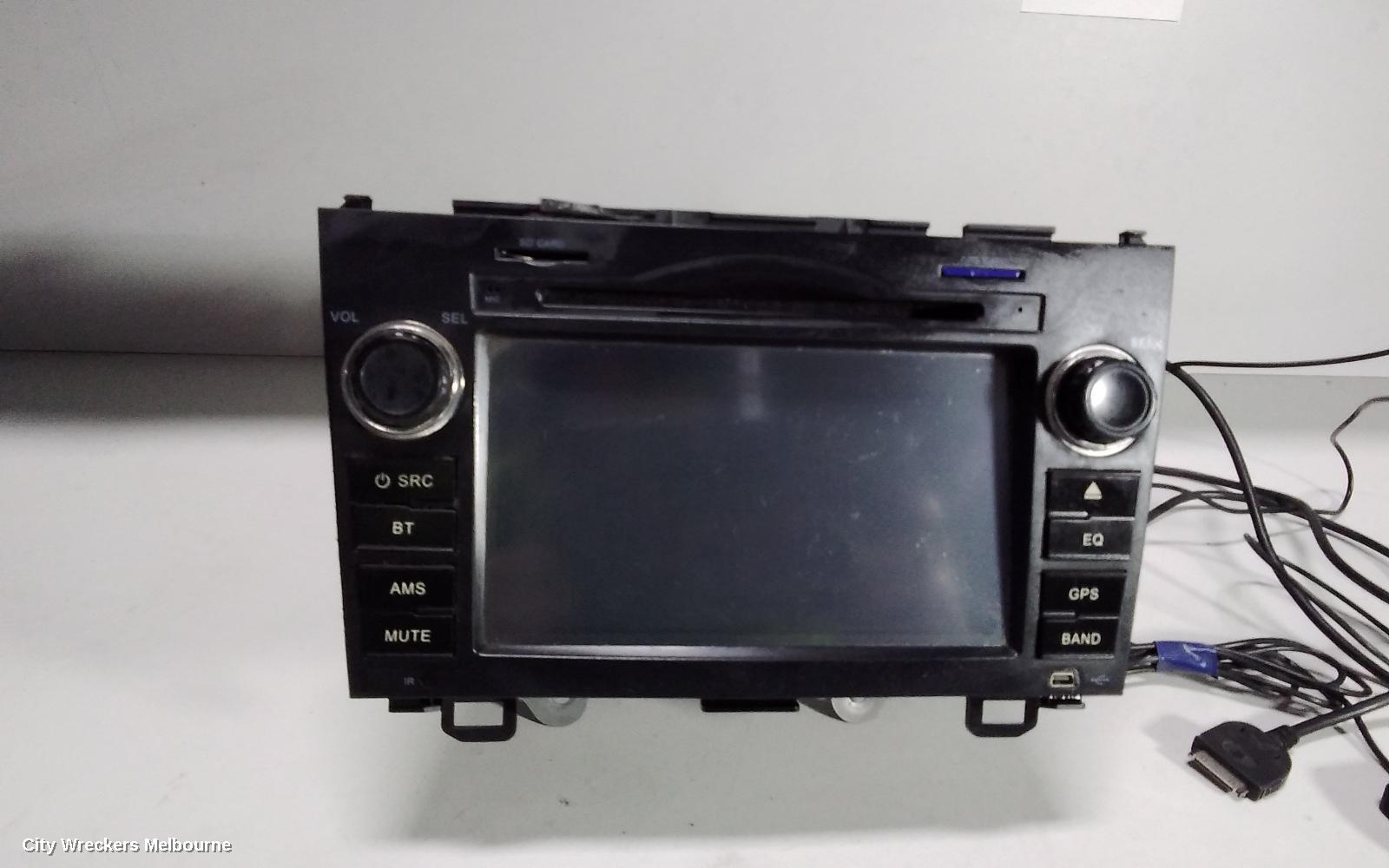 HONDA CRV RADIO/CD/DVD/SAT/TV, CD PLAYER, RE, 03/2007 - 10/2012