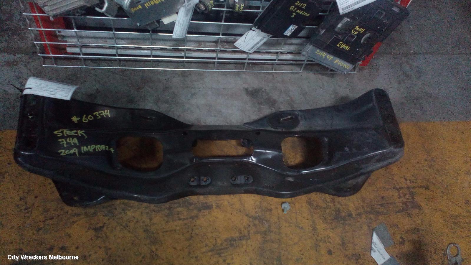 SUBARU IMPREZA FRT XMEMBER/CRADLE, G3, ENGINE CROSSMEMBER, FRONT, 04/2007 - 11/2011