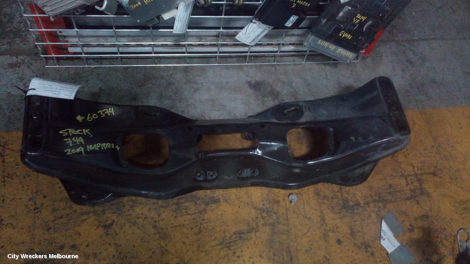 SUBARU IMPREZA FRT XMEMBER/CRADLE, G3, ENGINE CROSSMEMBER, FRONT, 04/2007 - 11/2011