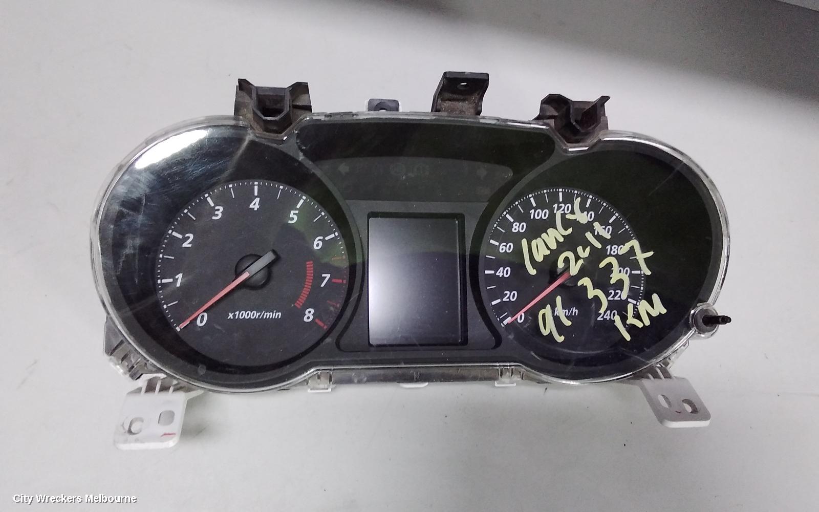 MITSUBISHI LANCER INSTRUMENT CLUSTER, CJ-CF, ES/ACTIV/SX/ES SPORT/LS, 07/2010 - 12/2017