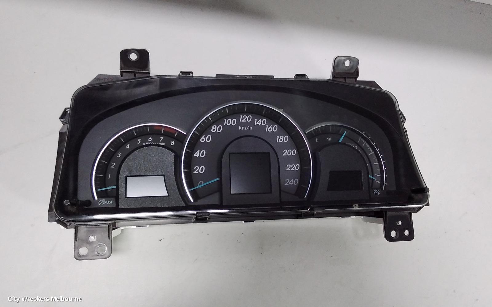 TOYOTA AURION INSTRUMENT CLUSTER