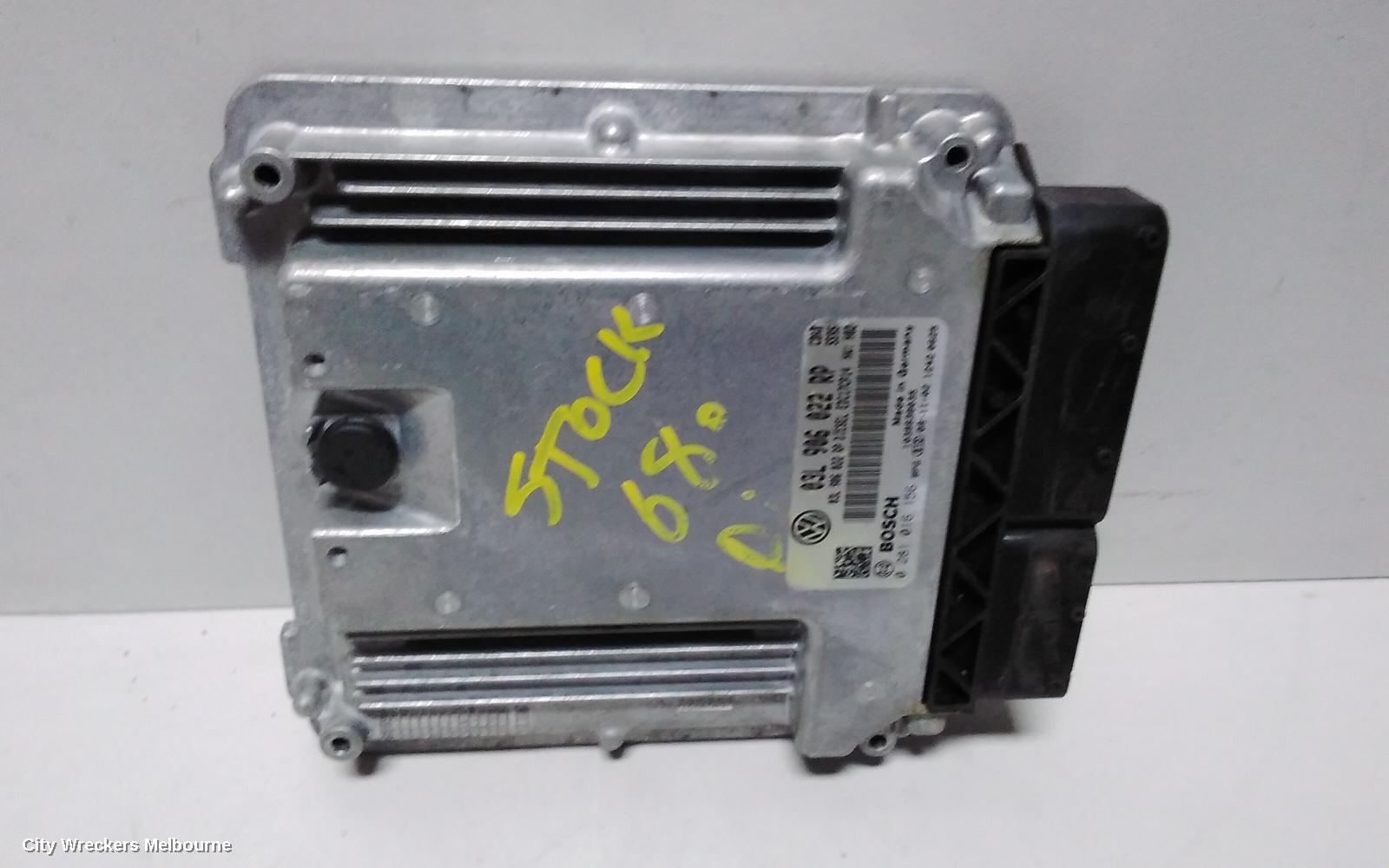 VOLKSWAGEN TIGUAN ECU, ENGINE ECU, DIESEL, 2.0, AUTO, ECU ONLY, 5N, 05/2008 - 08/2016