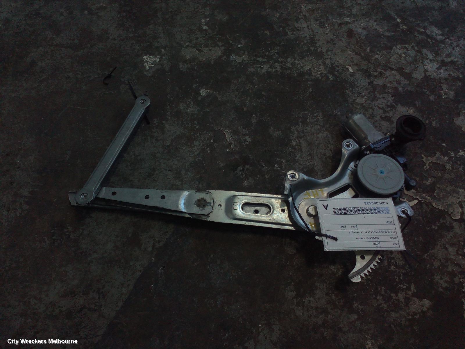 MERCEDES VITO DOOR/BOOT/GATE LOCK, LEFT REAR DOOR LOCK, 639, 04/2004 - 02/2015