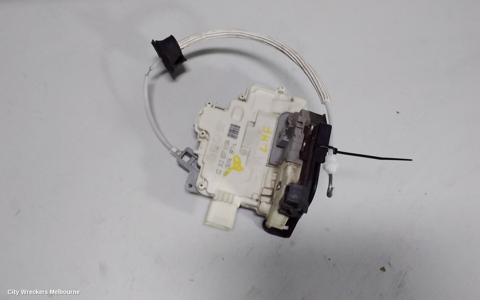 AUDI Q7 DOOR/BOOT/GATE LOCK, LEFT FRONT DOOR LOCK, 4L, P/N 3C2837015A, 09/2006 - 11/2009