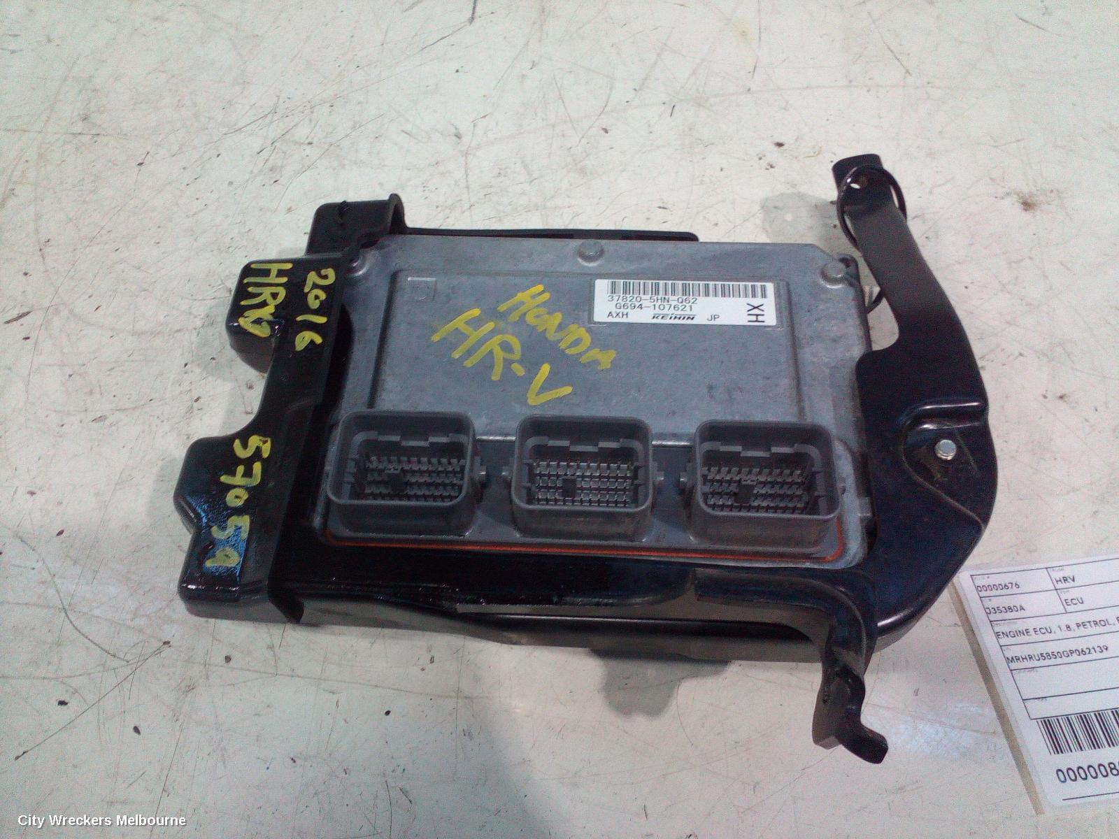 HONDA HRV ECU, ENGINE ECU, 1.8, PETROL, ECU ONLY, RU5, 12/2014 ONWARDS