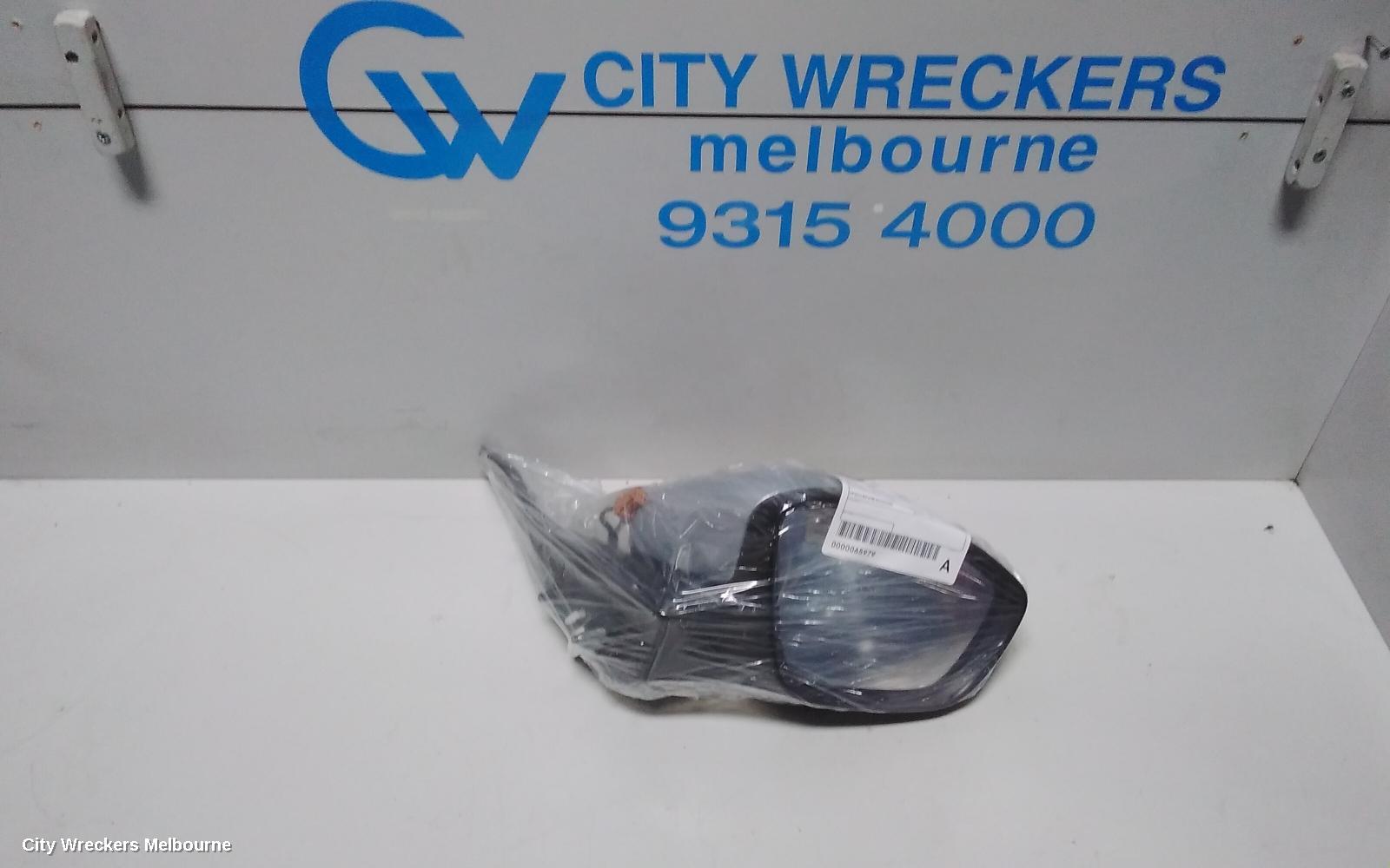 PEUGEOT 208 RIGHT DOOR MIRROR, A9, POWER FOLD, NON CHROME TRIM, COLOUR CODED COVER TYPE, 10/2012 - 12/2018