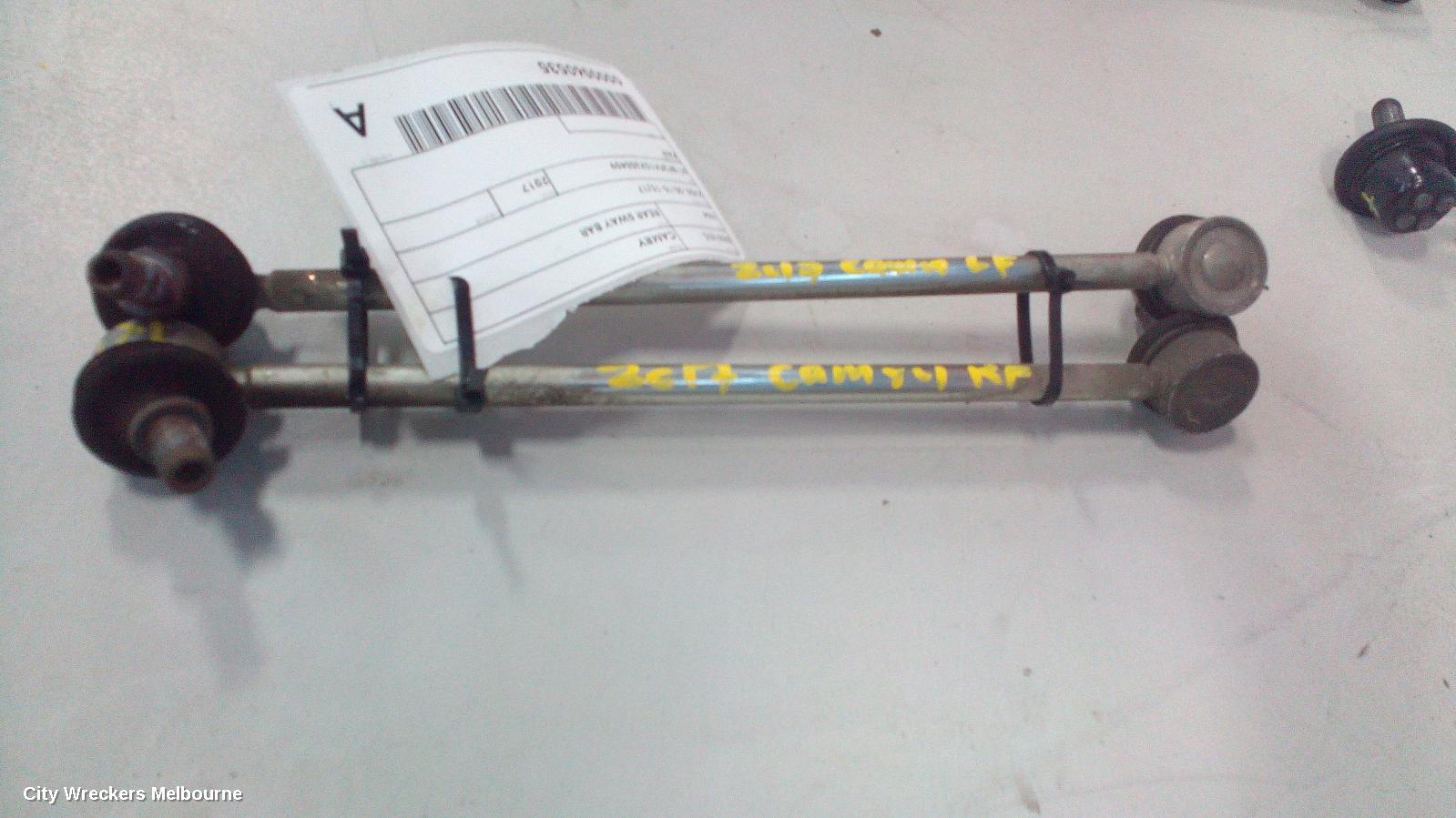 TOYOTA CAMRY REAR SWAY BAR, XV50, 05/2015 - 10/2017