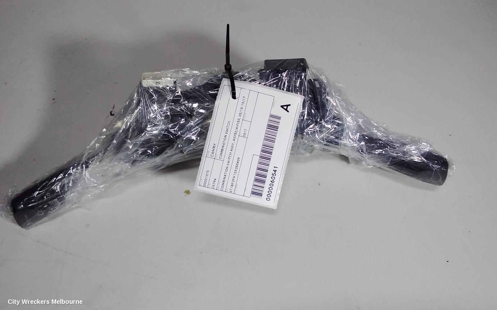 TOYOTA CAMRY COMBINATION SWITCH, COMBINATION SWITCH ASSY, ASV50/AVV50, 05/2015 - 10/2017