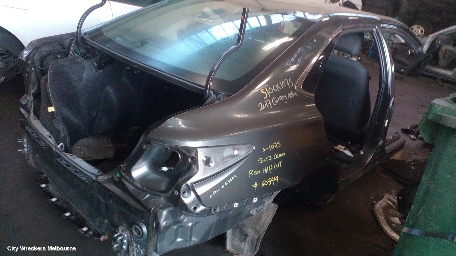 TOYOTA CAMRY REAR SECTION, XV50, 05/2015 - 10/2017