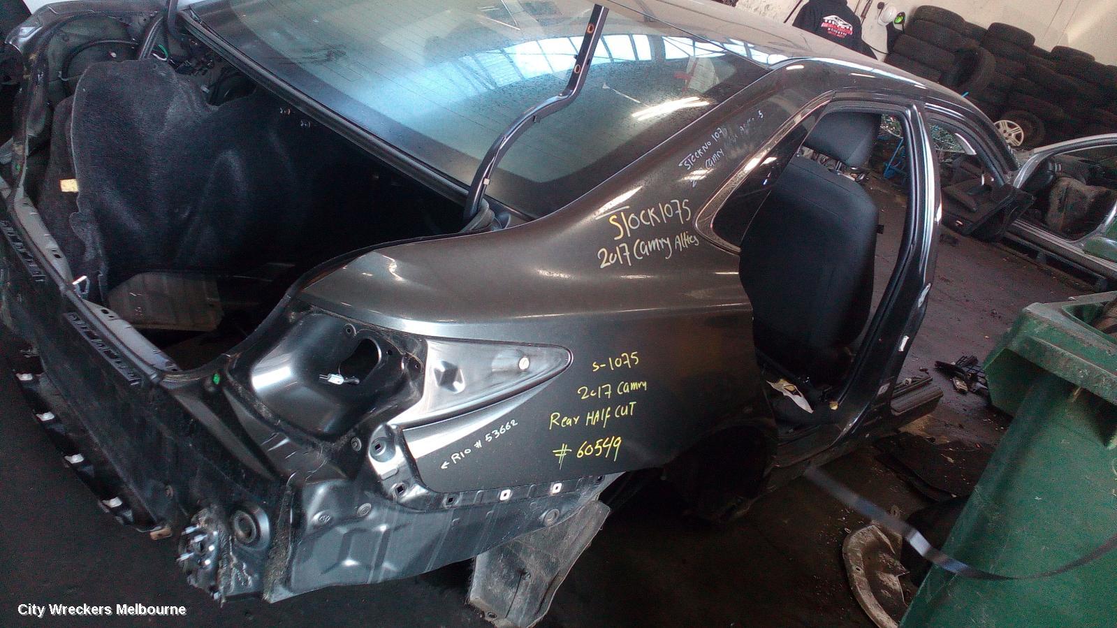 TOYOTA CAMRY REAR SECTION, XV50, 05/2015 - 10/2017