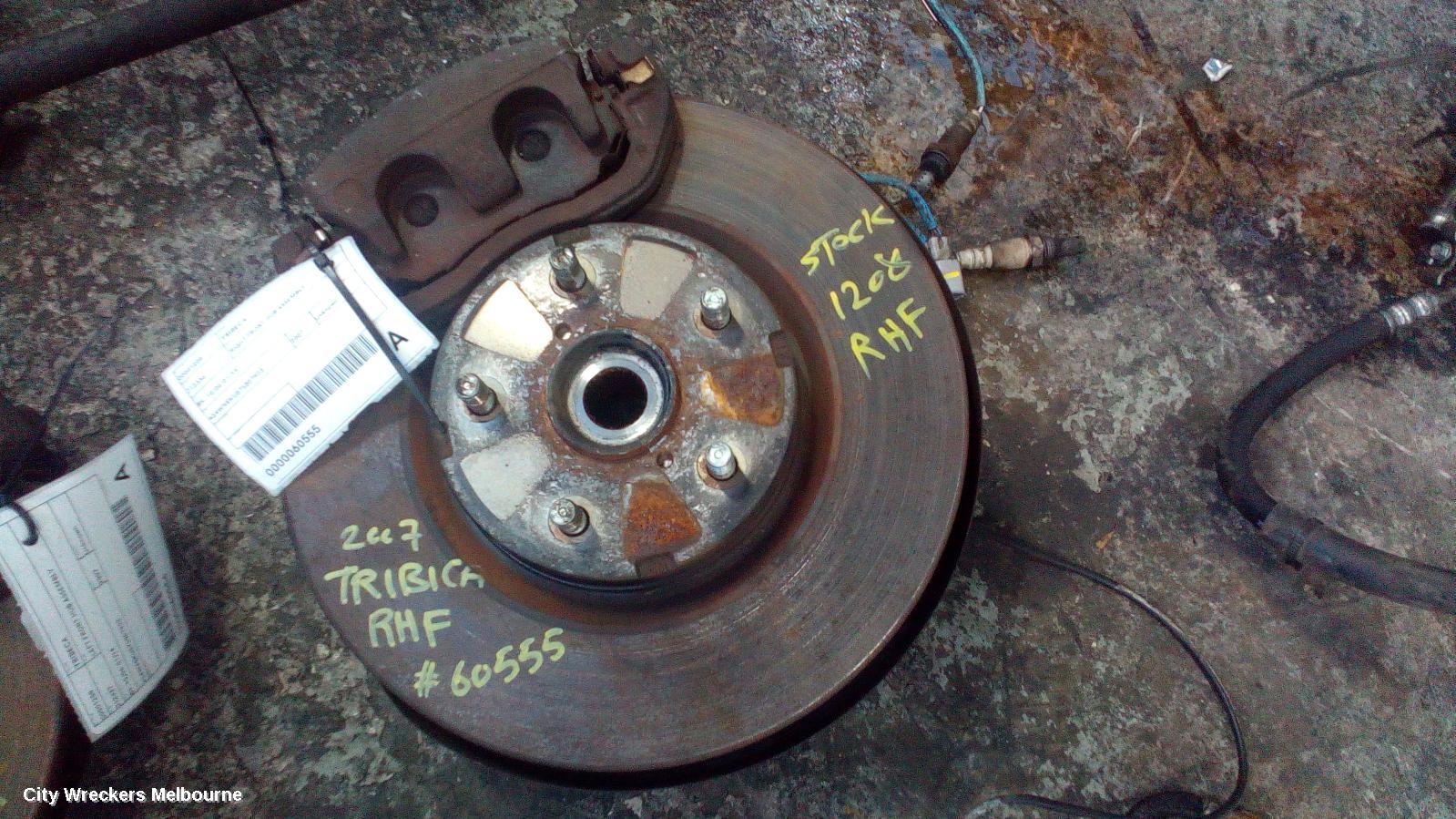 SUBARU TRIBECA RIGHT FRONT HUB ASSEMBLY, B9, 10/2006 - 01/2014