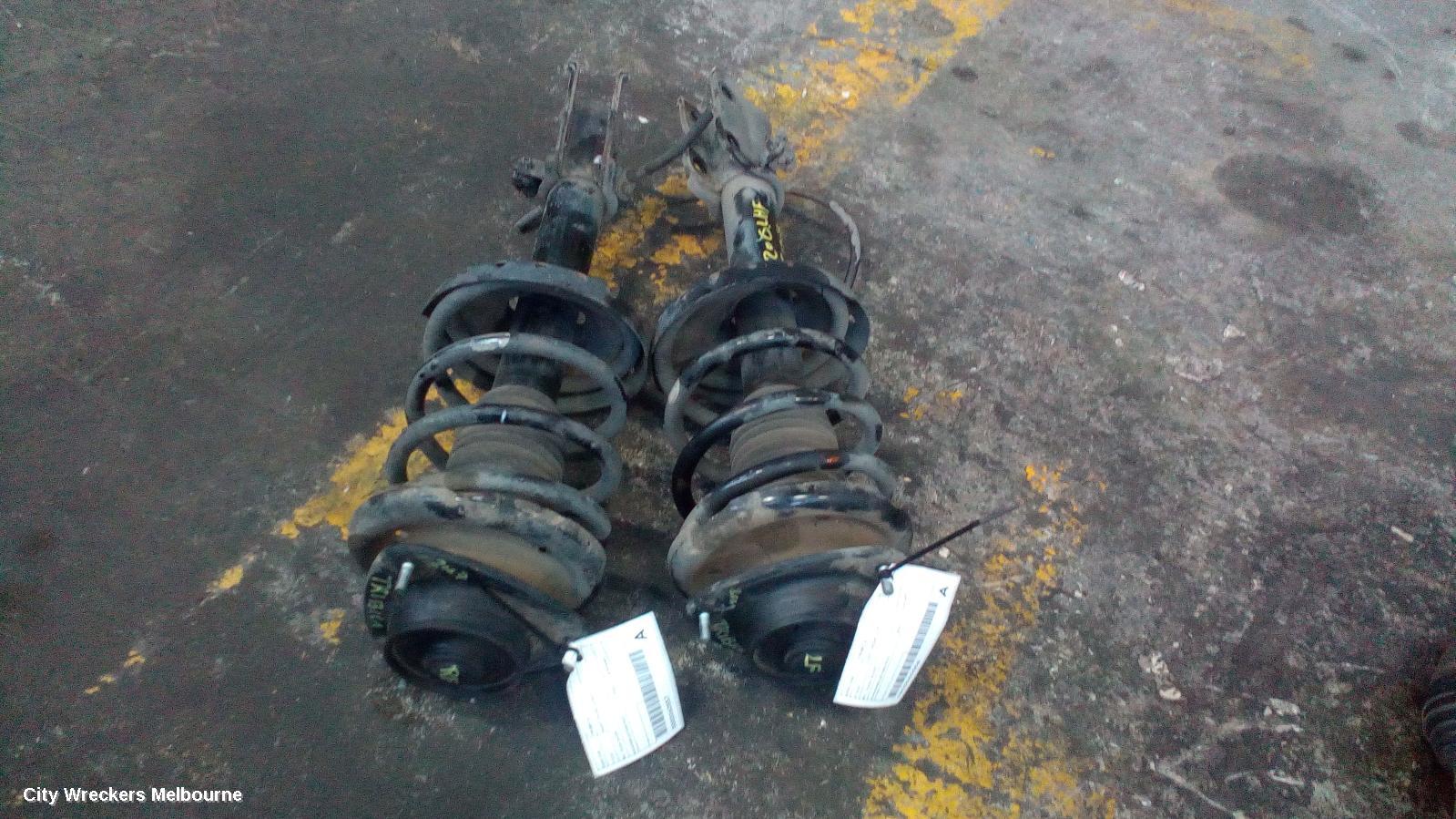 SUBARU TRIBECA RIGHT FRONT STRUT, B9, 10/2006 - 04/2009