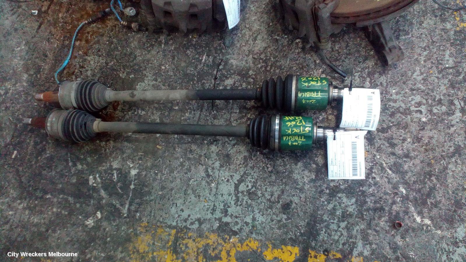SUBARU TRIBECA RIGHT DRIVESHAFT, FRONT, B9, 10/2006 - 01/2014