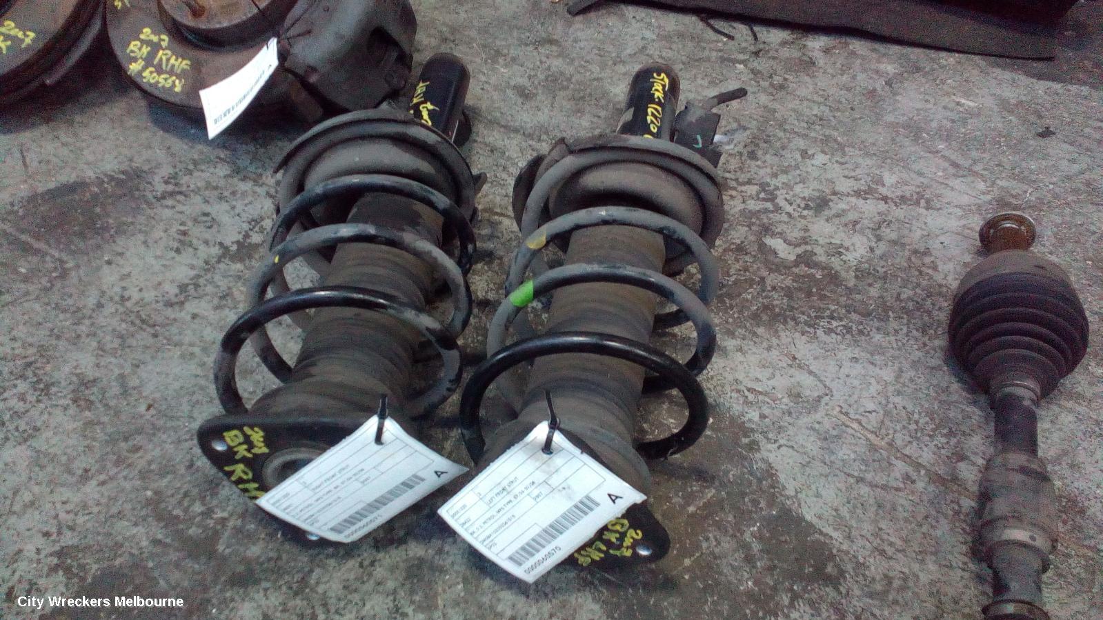 MAZDA 3 LEFT FRONT STRUT, BK, 2.3, PETROL, MPS TYPE, 07/2006 - 02/2008