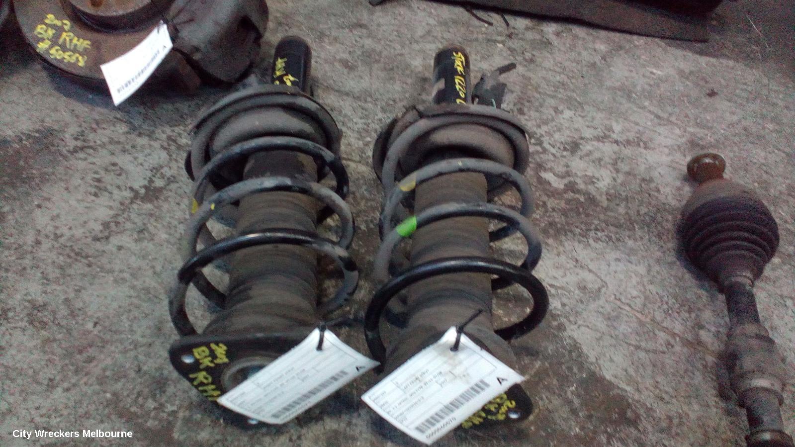 MAZDA 3 RIGHT FRONT STRUT, 2.3, PETROL, MPS TYPE, BK, 07/2006 - 02/2008