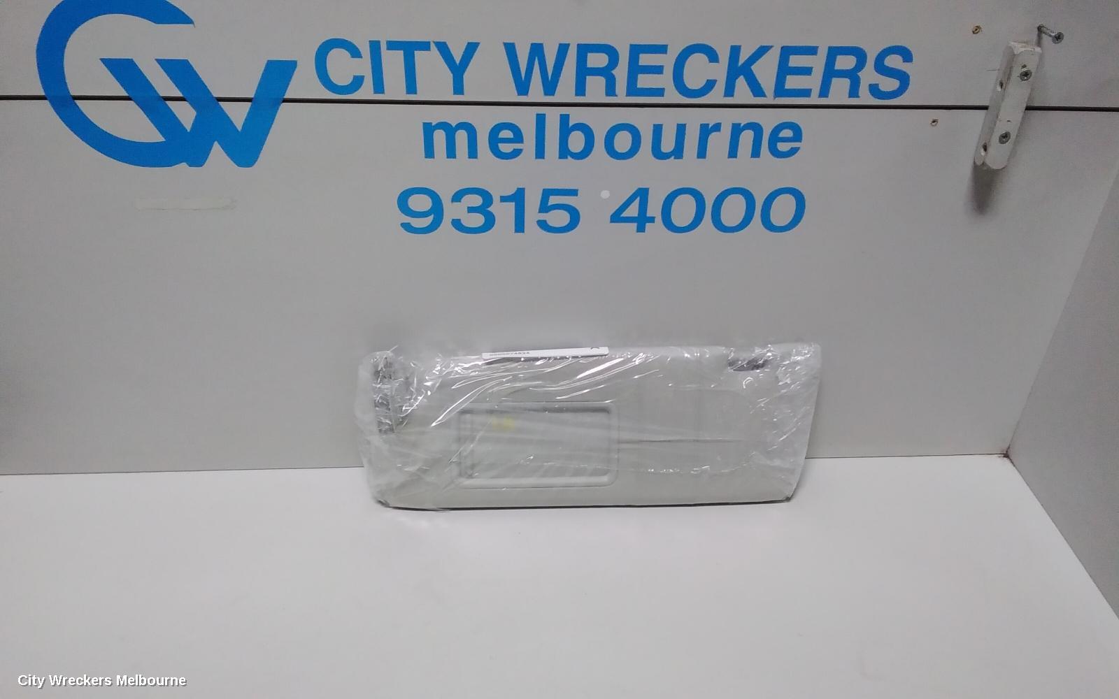 AUDI A4 SUNVISOR, B8 8K, LH SIDE, GREY,  02/2008 - 09/2015