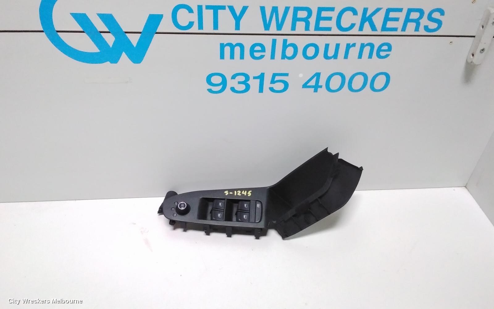 AUDI A4 PWR DR WIND SWITCH, RH FRONT (MASTER SWITCH), B8 8K, 02/2008 - 06/2012
