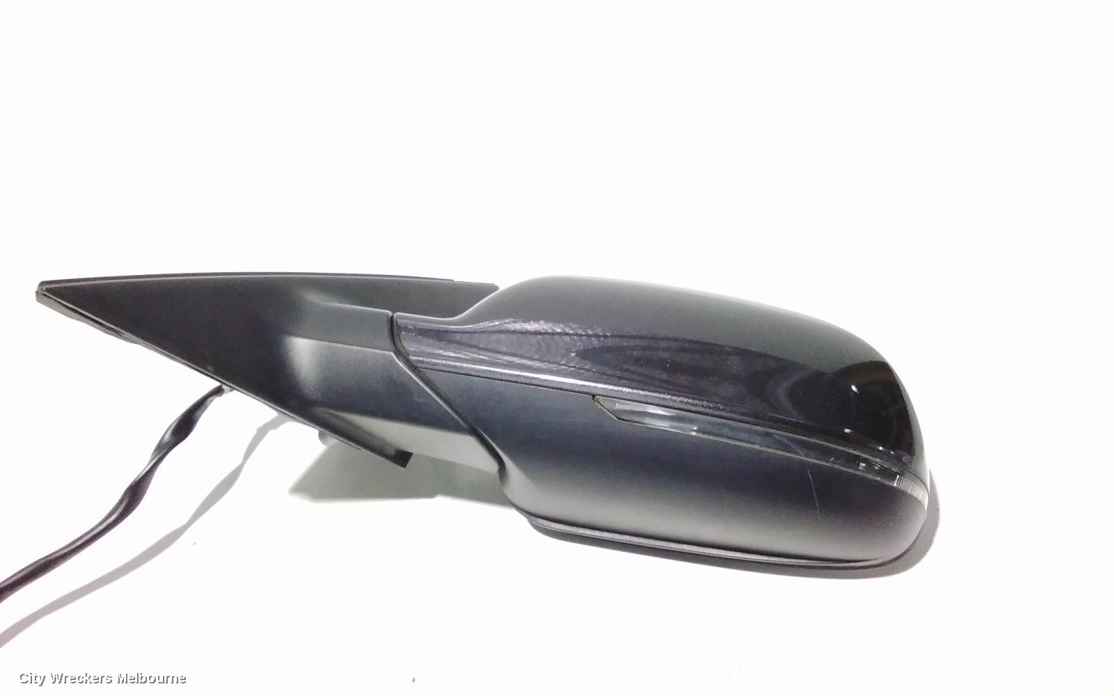 AUDI A4 LEFT DOOR MIRROR, B8 8K, A4, POWER FOLD, NO LANE CHANGE ASSIST TYPE, 05/2009 - 09/2015