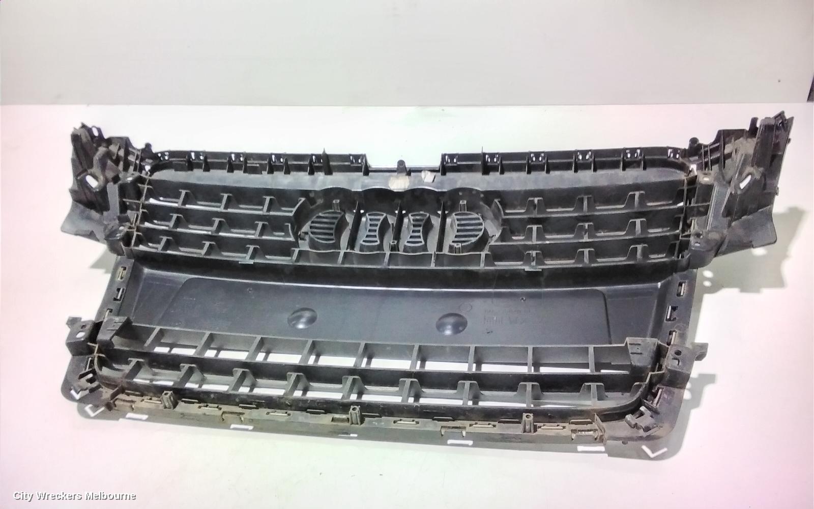 AUDI A4 GRILLE, RADIATOR GRILLE, B8 8K (A4), GREY, 02/2008 - 06/2012