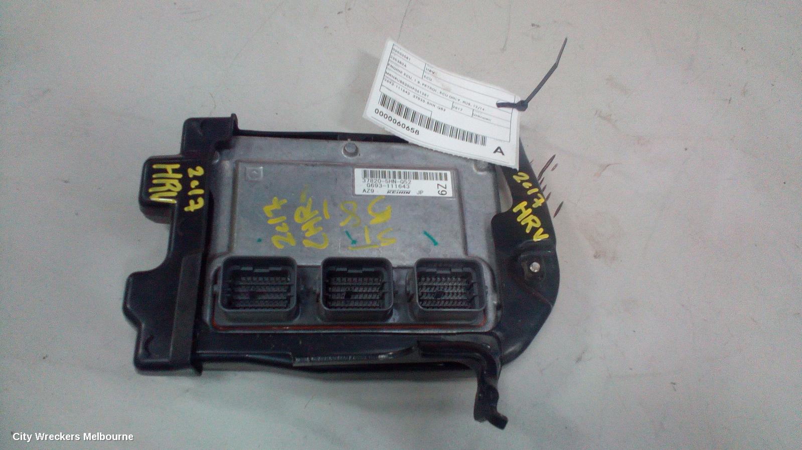 HONDA HRV ECU, ENGINE ECU, 1.8, PETROL, ECU ONLY, RU5, 12/2014 ONWARDS