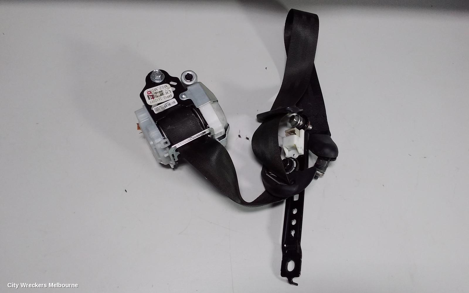 HYUNDAI ELANTRA SEATBELT/STALK, LH FRONT, SEAT BELT ONLY, MD, 03/2011 - 11/2015