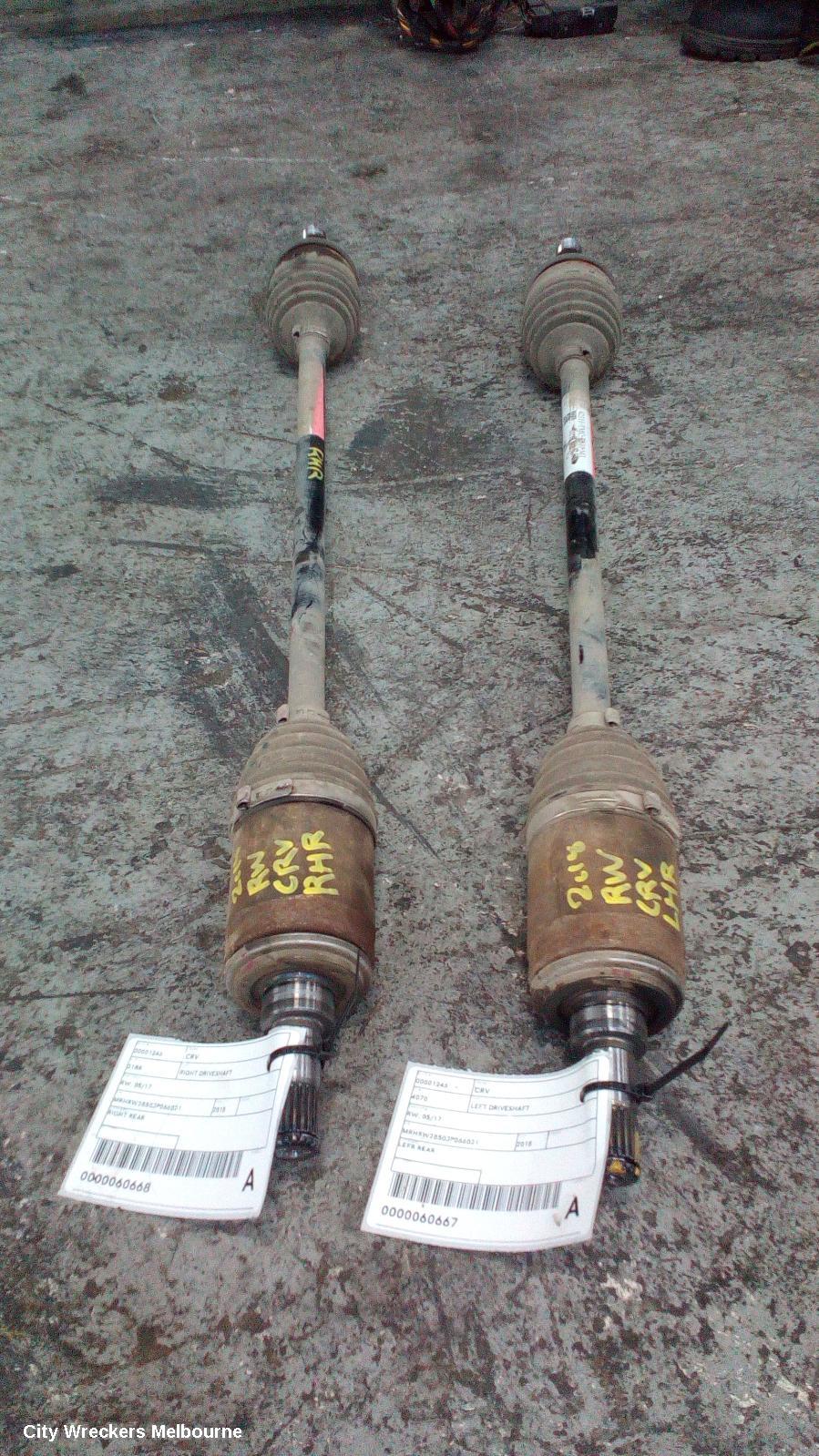 HONDA CRV LEFT DRIVESHAFT, RW, 05/2017 - 08/2023