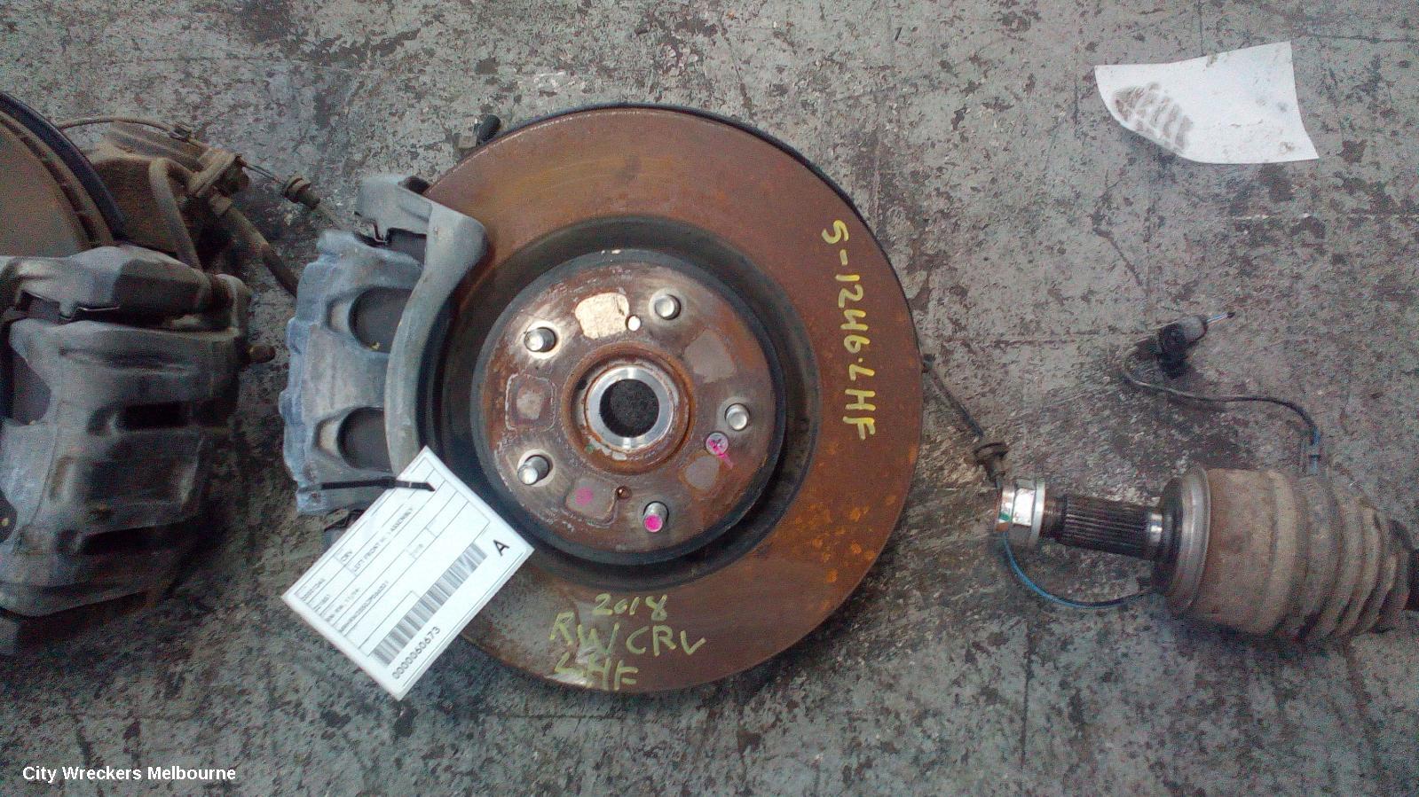 HONDA CRV LEFT FRONT HUB ASSEMBLY, RW, 05/2017 - 08/2023