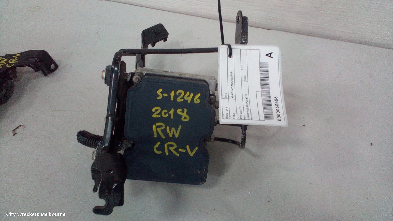 HONDA CRV ABS PUMP/MODULATOR, RW, 05/2017 - 08/2023