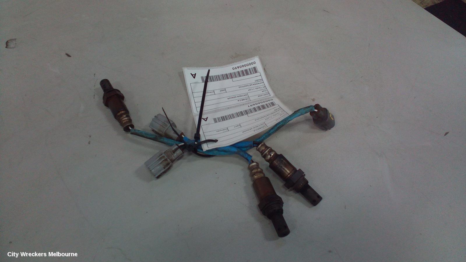 SUBARU TRIBECA OXYGEN SENSOR, POST-CAT, EZ30, B9, 10/2006 - 11/2007