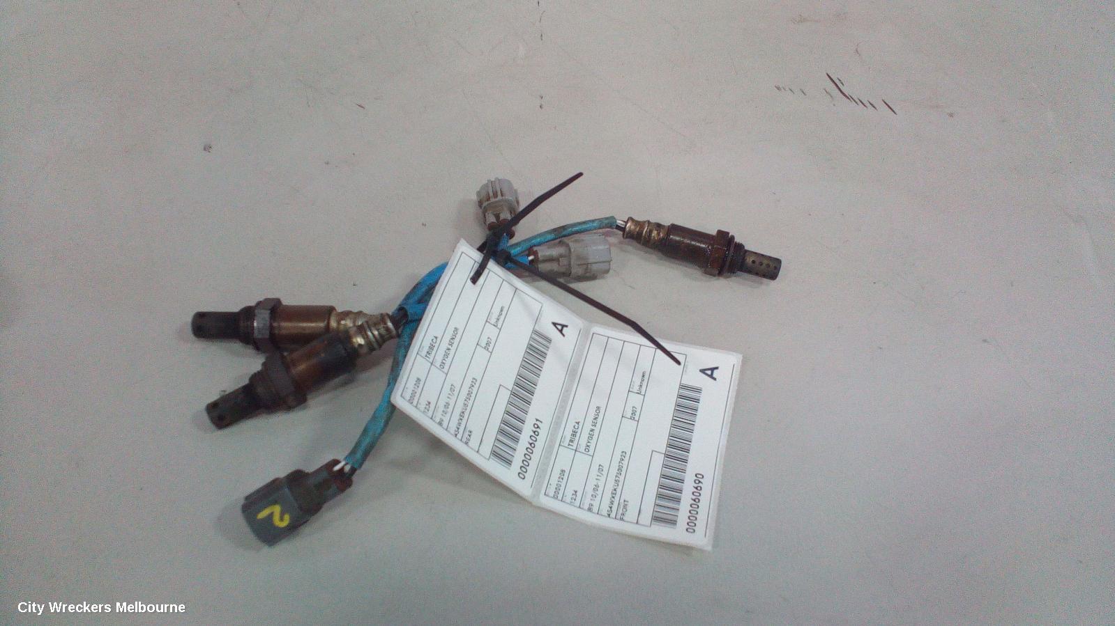 SUBARU TRIBECA OXYGEN SENSOR, POST-CAT, EZ30, B9, 10/2006 - 11/2007